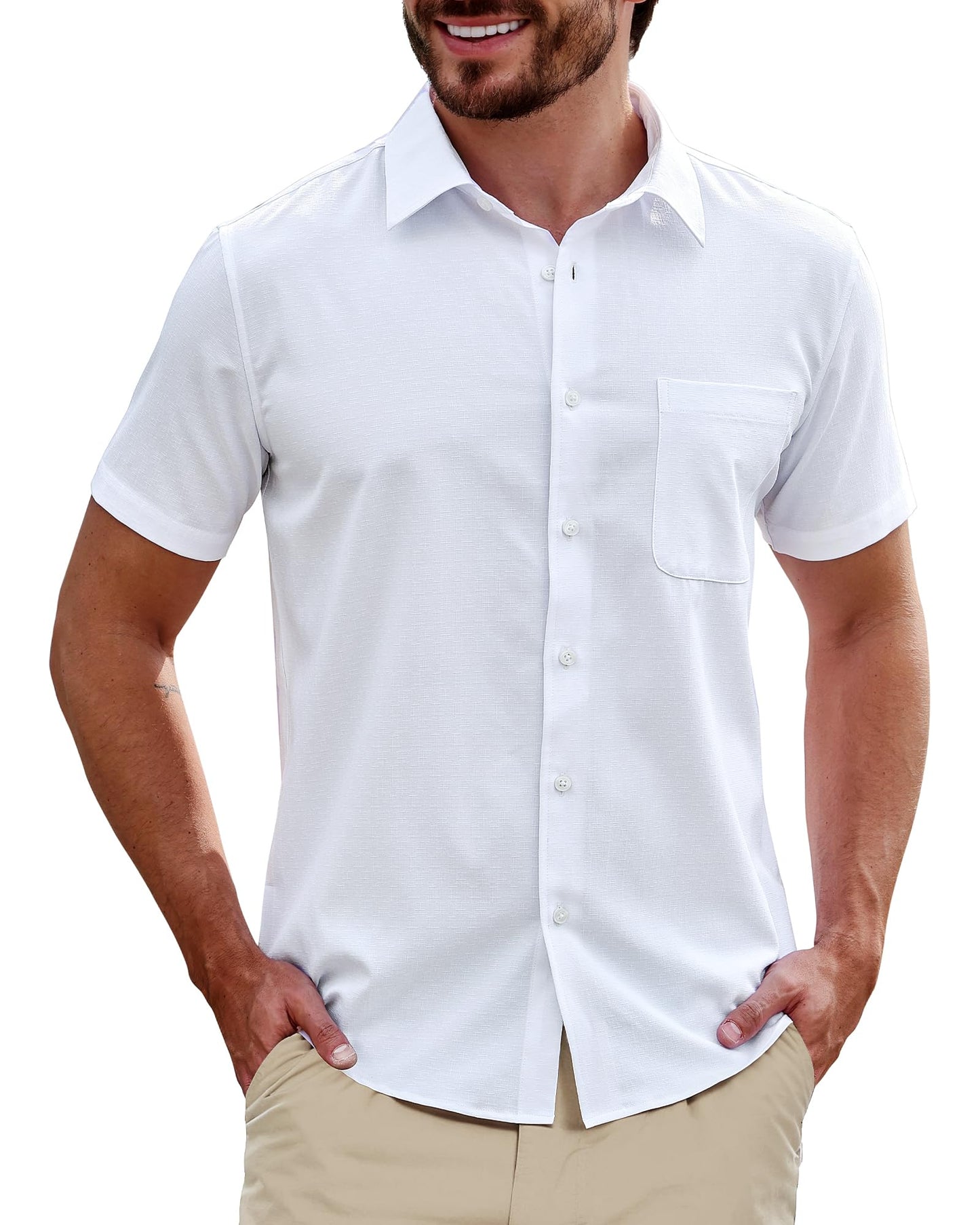 Short Sleeve Button-Up Shirt